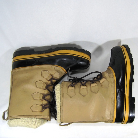 Pro Line Tan/Brown Leather Duck Boots Size: 10M